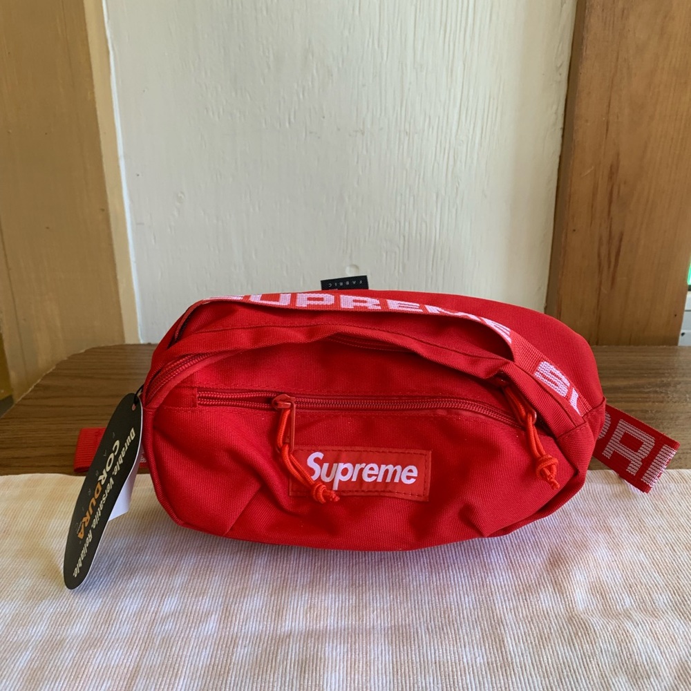 Supreme Waist Bag (SS18) Red BRAND NEW w/ TAGS